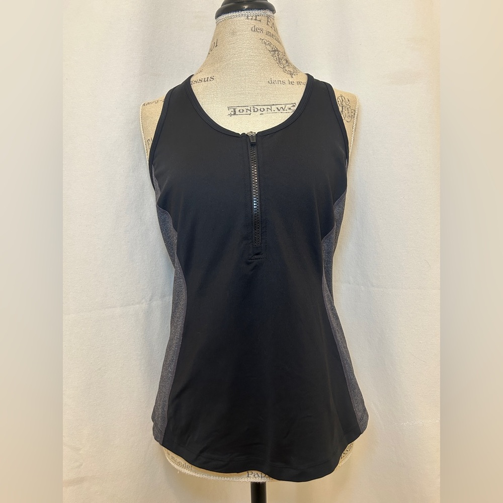 CALVIN KLEIN PERFORMANCE Zip-Front Tank Top